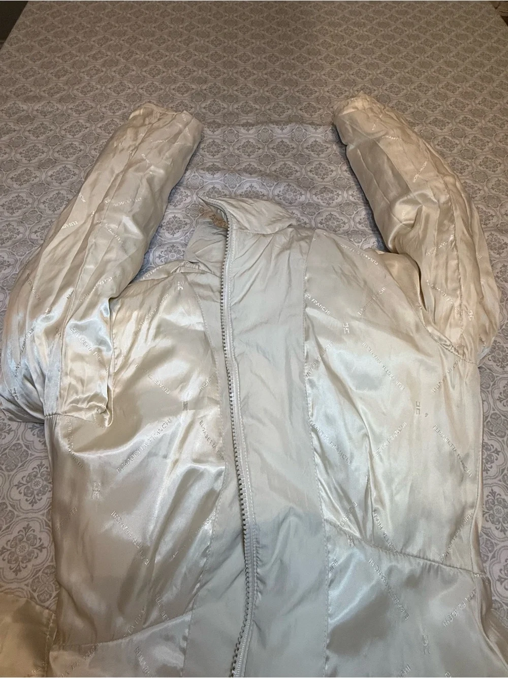 Elisabetta Franchi icy duck down puffer jacket Size 38